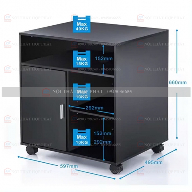 Tủ Di Động - Tủ Cá Nhân Gỗ TDDG015